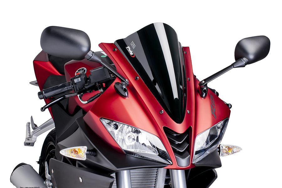 YAMAHA YZF-R 125 [2018] - PUIG Racingscheibe | Schwarz | PUIG 4637N