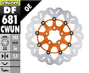 Harley-Davidson XL 883 R Roadster [2010-2013, 2014-2015] - Floating wave brake disc - Surface: orange, silver, stainless steel - Image 2