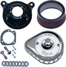 Harley-Davidson FLSS 1800 Softail Slim S [2016-2017] - Mini Teardrop Stealth Luftfilter-Kit – Oberfläche: Schwarz – Bild 4