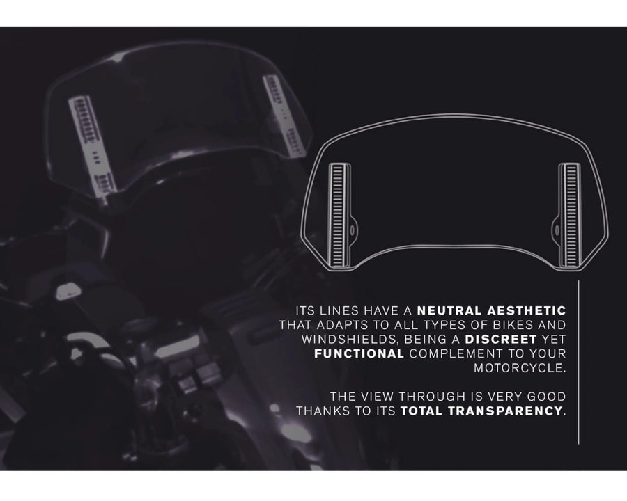KTM 890 SMT [2025] – Spoilerscheibe 2.0 Clip-on – Transparent