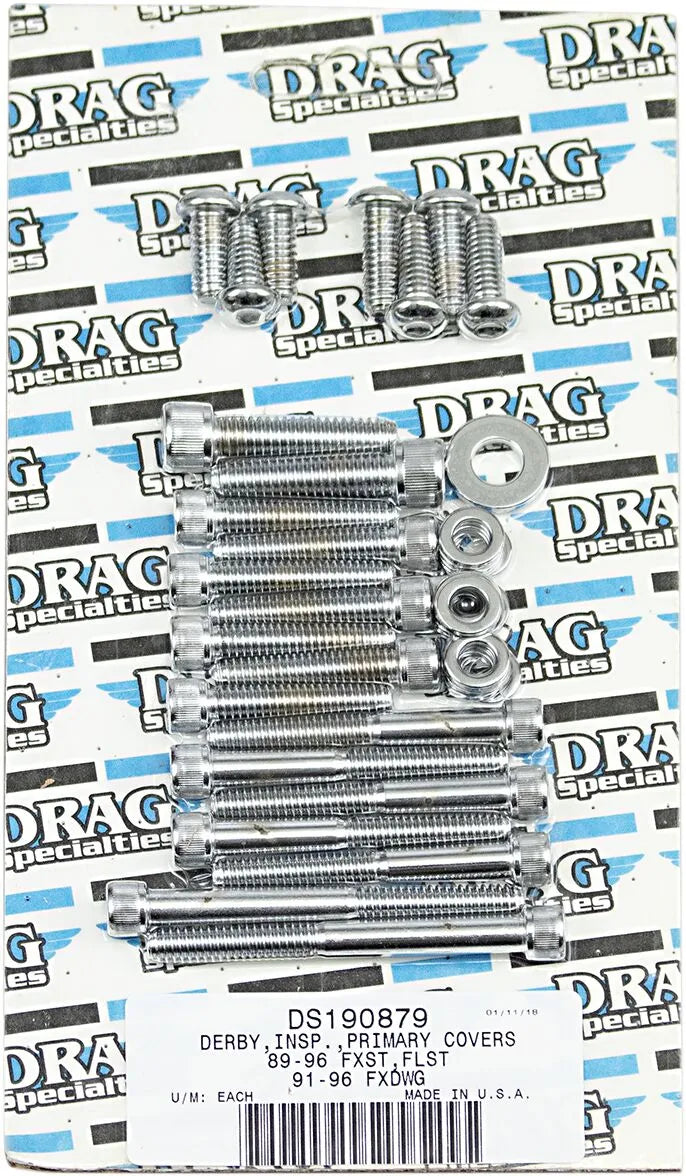harley davidson flst [DRAG SPECIALTIES] – Schraubensatz für innere und äußere Primär-/Derby-/Inspektionsdeckel