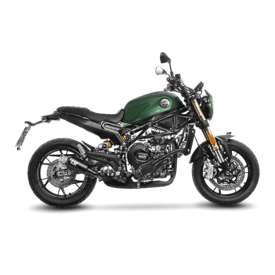 benelli leoncino 800 trail [LEOVINCE] – LV-10 Schwarz Endschalldämpfer