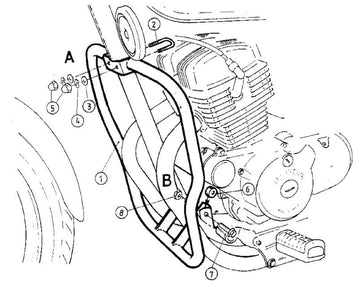 Honda CMX 250 Rebel [1996-2001] - Motorschutzbügel - 0