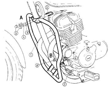 Honda CMX 250 Rebel [1996-2001] - Motorschutzbügel