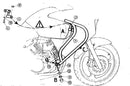Honda Varadero 125 [2001-2006] - motor protection bar-2