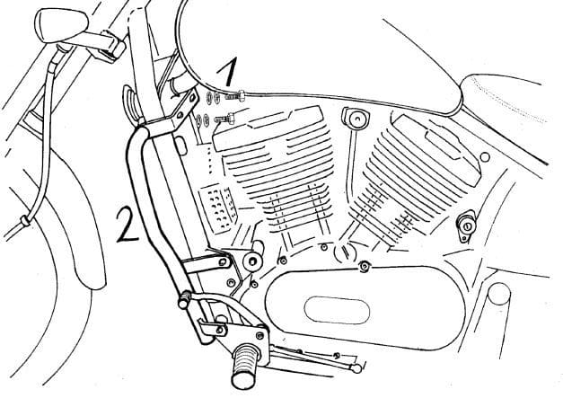 Kawasaki VN 800 Classic [1996-1999] - Motorschutzbügel