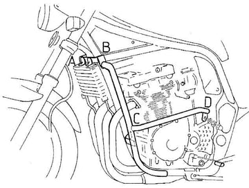 Suzuki GSF 600 S [1996-1999] - Motorschutzbügel