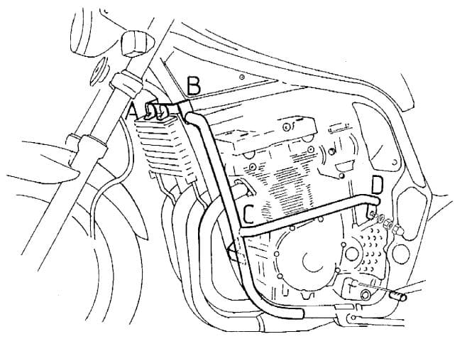 Suzuki GSF 1200 S [1996-2000] - motor protection bar