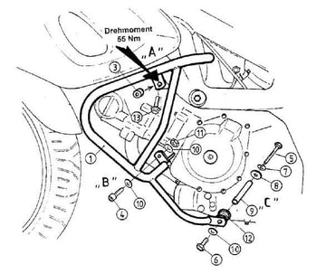 Suzuki SV 650 [1999-2002] - Motorschutzbügel