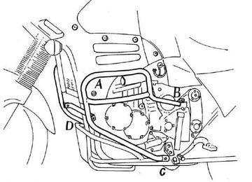 Triumph Tiger [1993-1998] - motor protection bar
