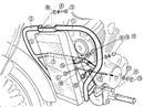 Honda VT 750 D2 Black Wido [2001-2003] - Motor protection bar-1