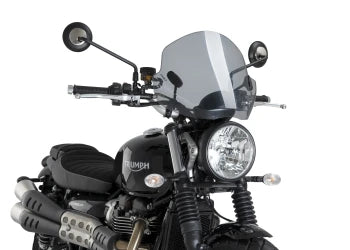 TRIUMPH SCRAMBLER 900 [2025] – front panel ABS – carbon look - 0