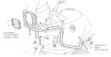 BMW R 850 GS [1994-2000] - Tankschutzbügel