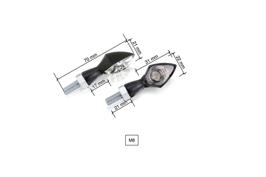 KTM RC 390 [2025] – Power Led Blinkerset – Schwarz