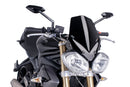 TRIUMPH STREET TRIPLE 675 RX [2016] - New Generation Sport Windshield | Black | PUIG 5658N