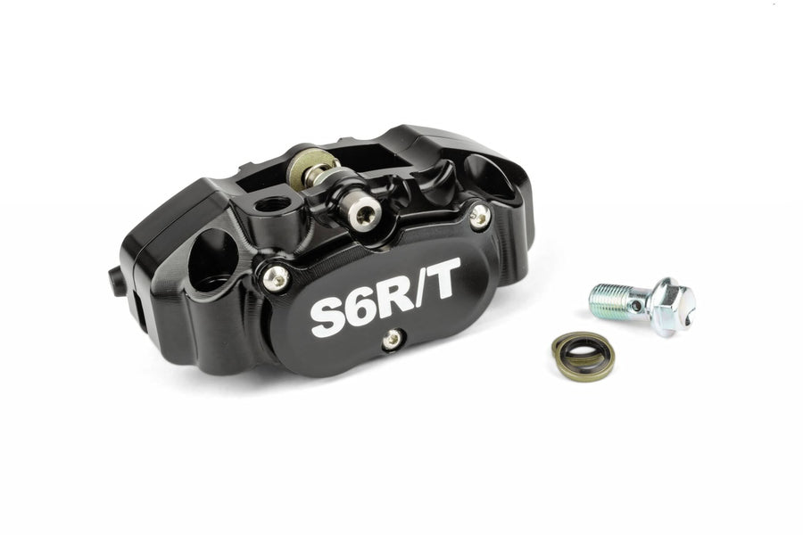 MBK Nitro Naked 50 2T LC [–2012] - 4-Kolben Bremssattel mit Adapter Schwarz