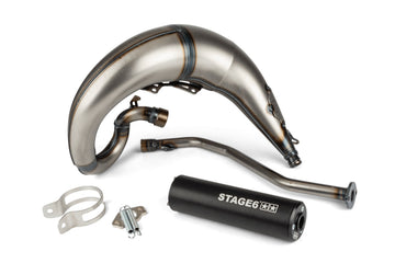 Beta RR SM 50 2T - Exhaust Streetrace High Mount left black