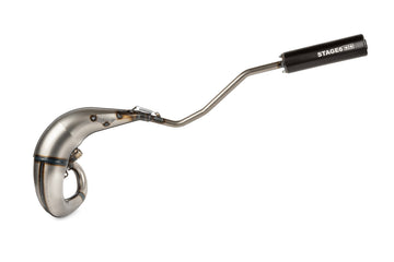 Rieju MRX Enduro 50 2T AM6 - Auspuff Streetrace High Mount links schwarz