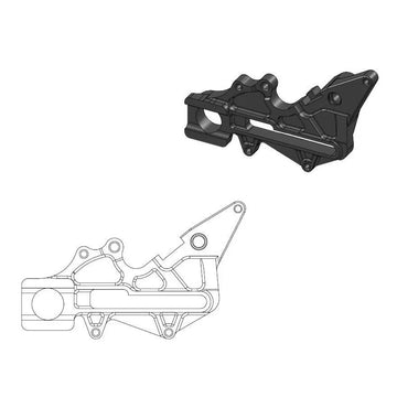 Husqvarna Te 511 [2012, 2013] - Versatzhalterung für OEM-Bremssattel – Bild 1