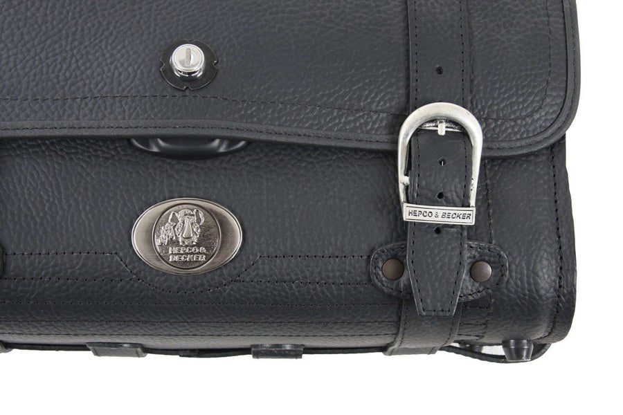 Motorcycle bag [Hepco & Becker] - leather handbag Liberty - luggage rack