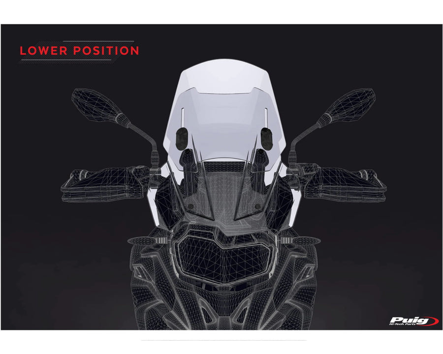 BMW F 750 GS [2024] – Adjustable screen – Transparent