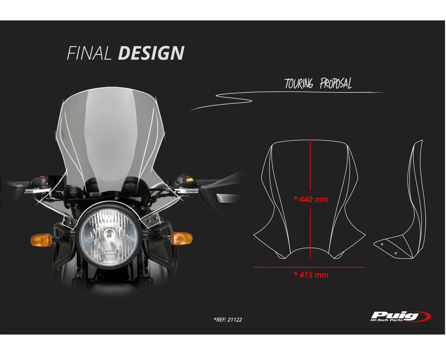 ROYAL ENFIELD HIMALAYAN 410 [2020] – Tourenscheibe – Transparent