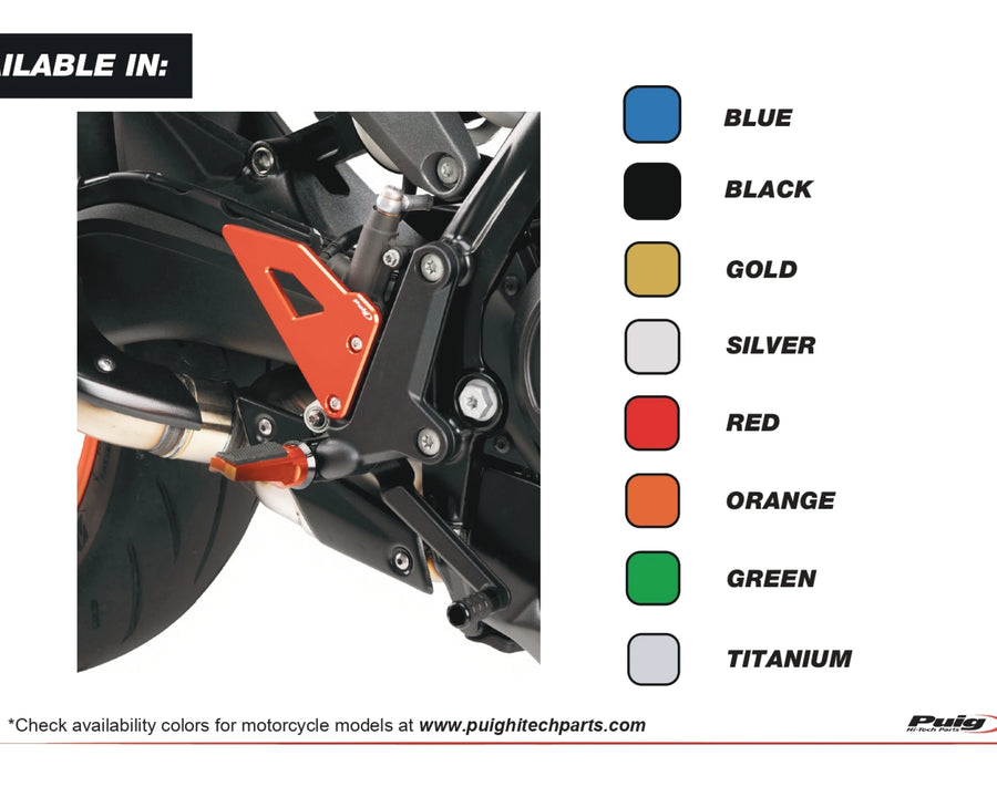 KAWASAKI Z 900 SE [2025] – Fersenplatten – Schwarz