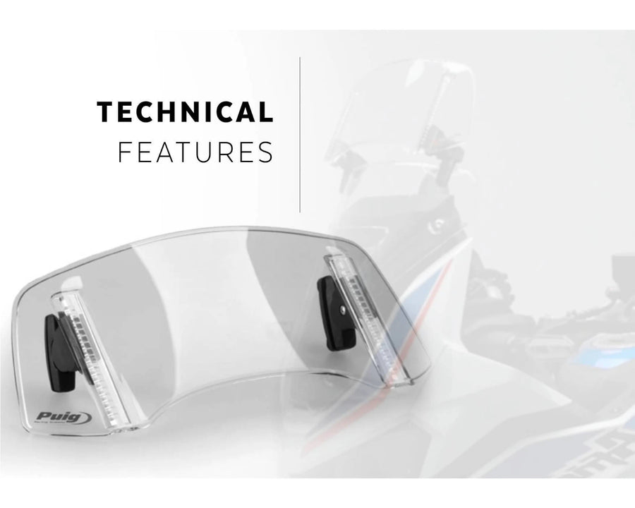 KTM 890 SMT [2025] – Spoilerscheibe 2.0 Clip-on – Transparent