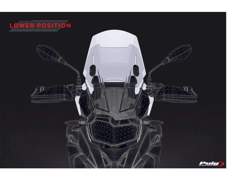 BMW F 750 GS [2024] – Adjustable screen – Transparent