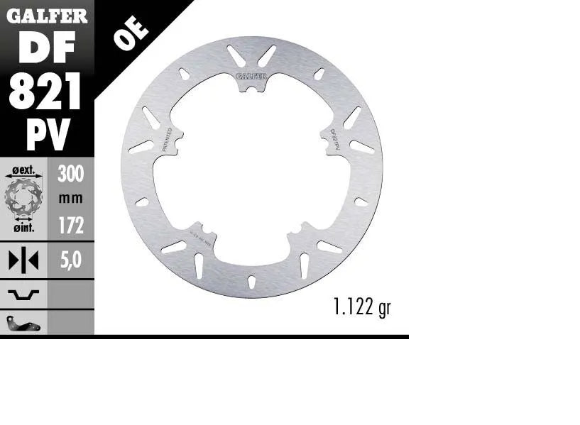 Harley-Davidson Vrscf 1250 V Rod Muscle [2013, 2009, 2015-2017] - Brake disc fixed round - picture 2