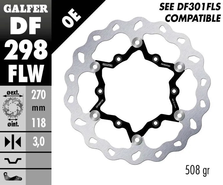 Yamaha Yz 450 F [2022-2023, 2025, 2024, 2024-2025] - brake disc - picture 2