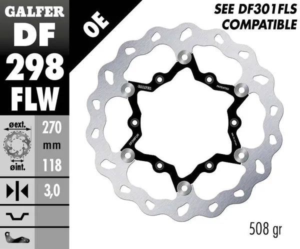 Yamaha Yz 450 F [2022-2023, 2025, 2024, 2024-2025] - brake disc - picture 4