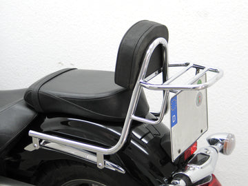 Yamaha XVS 1300 Midnight Star [2007-2016] - Sissy bar made of pipe with pillows and luggage rack