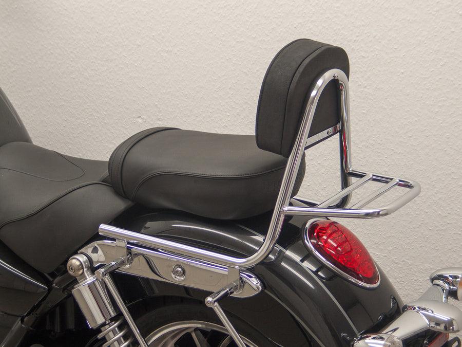 Triumph Thunderbird Commander 1700 [2014] - Sissy bar made of pipe with pillows and luggage rack