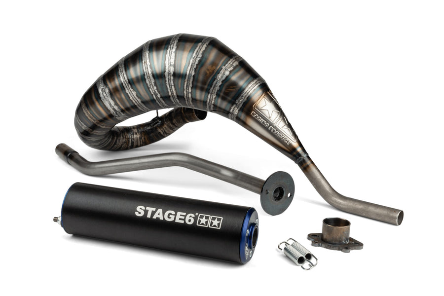 Derbi Senda DRD X-Treme SM '10 - '17 50 2T D50B0 - exhaust 80 - 90 blue / black