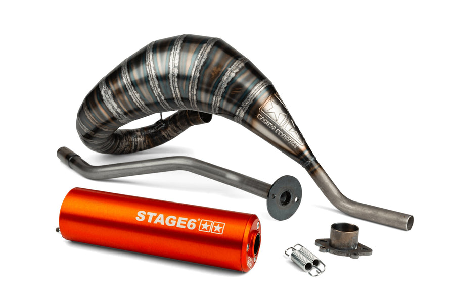 Derbi Senda R DRD Racing Enduro 50 2T D50B0 [2006–] - Exhaust 80 - 90 orange