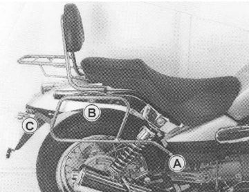 Moto Guzzi Nev Clas V 750 ie [2004-2011] - Packtaschenhalter
