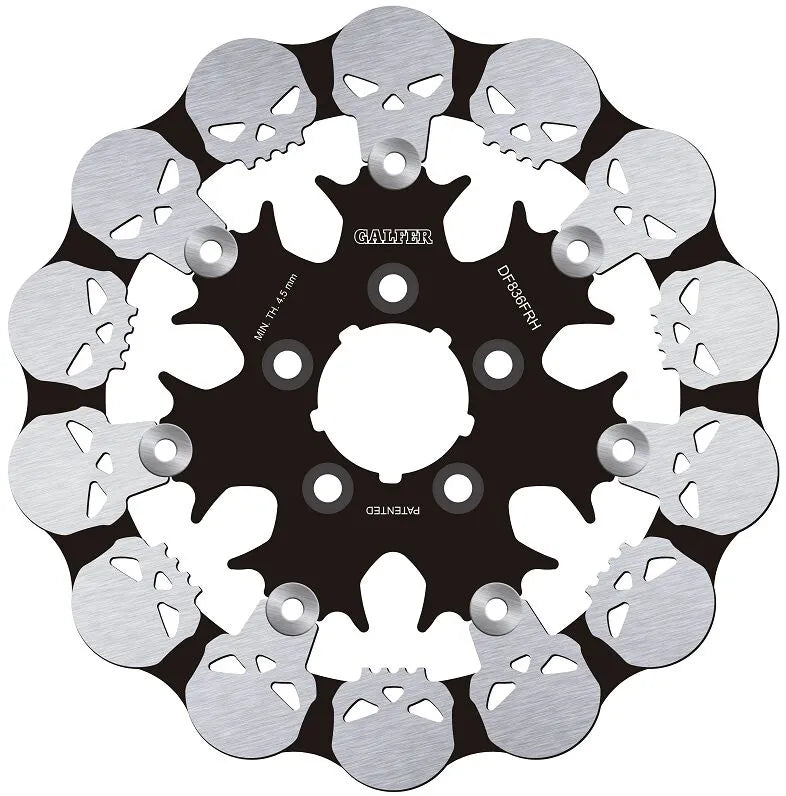 Harley-Davidson FLHRSE5 1800 Road King CVO 110th Anniversary [2013] - Floating Brake Disc Skull - Image 1