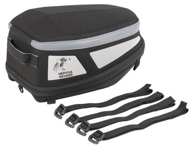 Tail bag [Hepco & Becker] - Royster Rearbag Sport tail bag with strap attachment - black/gray – Sportrack