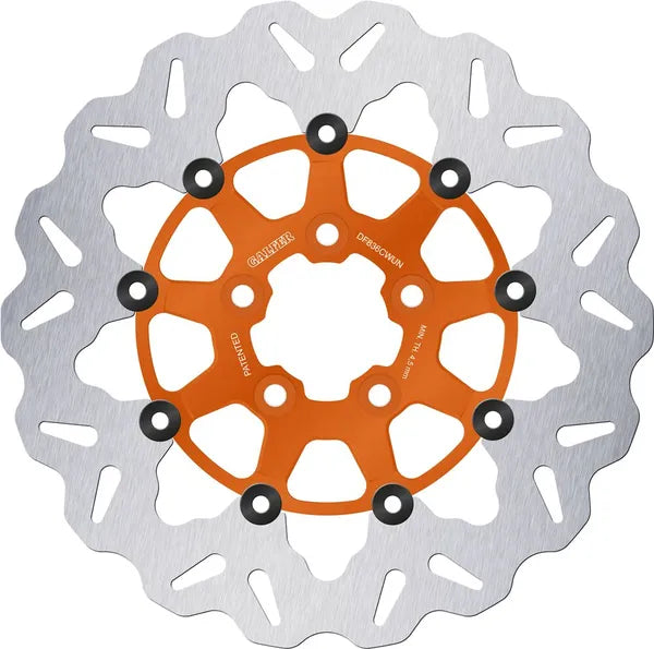 Harley-Davidson XL 883 L Low [2017] - Wave® brake disc - surface: orange, silver - picture 2