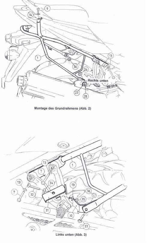 Suzuki SV 650 [2003-2006] - suitcase carrier