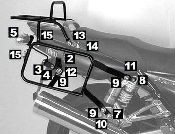 Yamaha XJR 1300 [2007-2014] - Komplett-Träger Lock-it