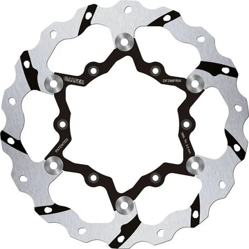 Yamaha Yz 250 F [2023-2024, 2024] - floating wave brake disc, grooved - picture 2