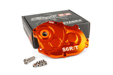 MBK Nitro 50 2T LC [–1998] - Getriebedeckel R/T Orange Titanschrauben