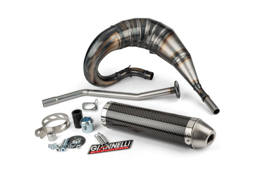 Derbi Senda R DRD Racing Enduro 50 2T D50B0 [2006–] - Exhaust with Carbon ESD