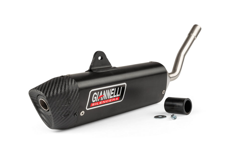 Beta RR Track 50 2T - rear silencer Enduro Sonic aluminum black