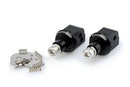 HONDA NX 500 [2025] – Adapter Beifahrer Fußrasten- Gummipad – Schwarz-3