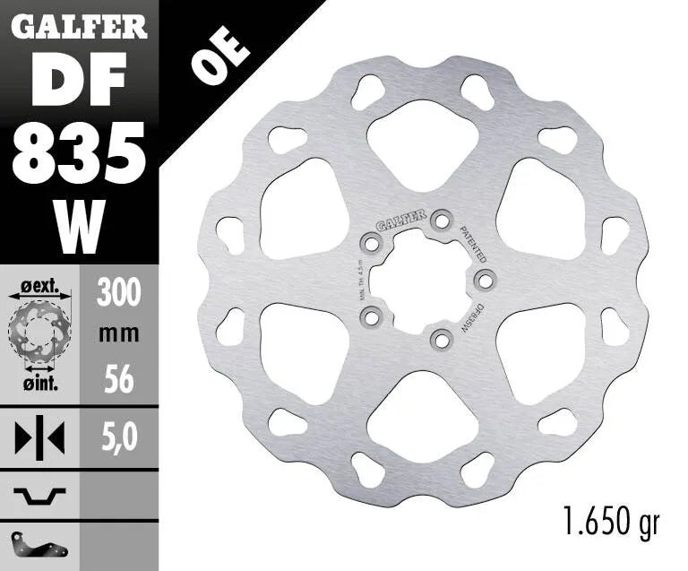 Harley-Davidson Xl 1200 Xs Forty Eight Special [2020] - Wave® brake disc - surface: silver, stainless steel - picture 2
