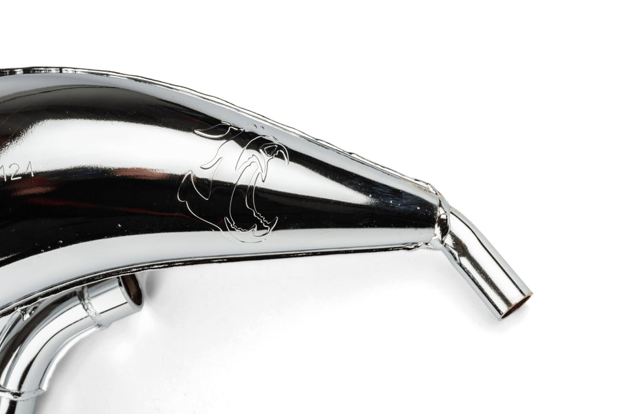 Derbi Senda DRD X-Treme SM '10 - '17 50 2T D50B0 - Exhaust Cross chrome 50/70cc