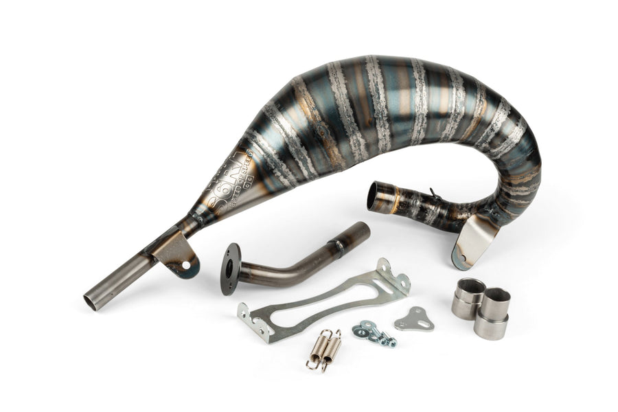 Beta RR SM 50 2T - Exhaust R/T 70-80 Black / Red